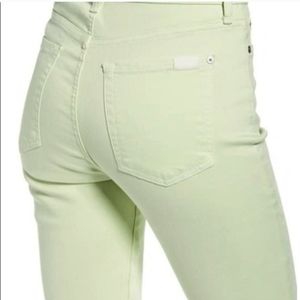 7 For All Mankind High Waste Ankle Skinny Jeans (Size 27)